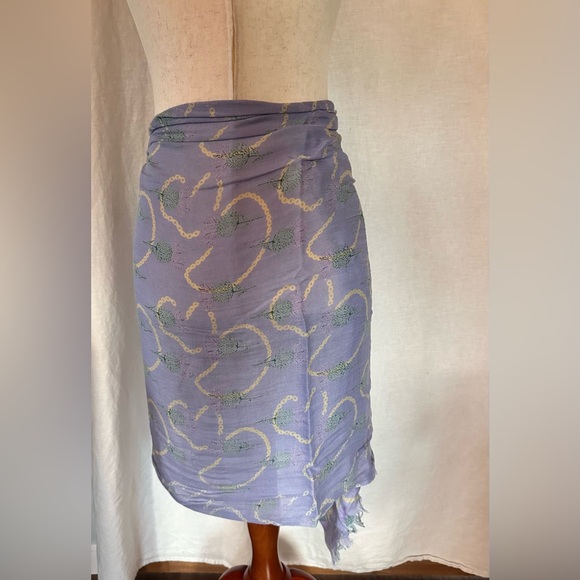 Earth Squared Scarf Scottish Heather Design - Picture 4 of 14